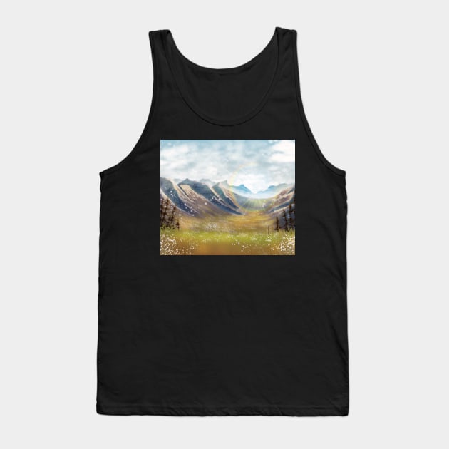 Mountain Landscape Tank Top by KraemerShop